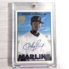 ハンリー・ラミレス 直筆サインカード2025 TOPPS Archivesのサムネイル