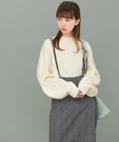 KBF モヘヤケーブルスリーブニットのサムネイル