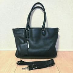 値下げしました【美品】PELLE MORBIDA 2wayトートバッグ ブラックのサムネイル