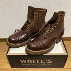 ホワイツブーツ スモークジャンパー カイマン×バイソン 7 1/2 E 