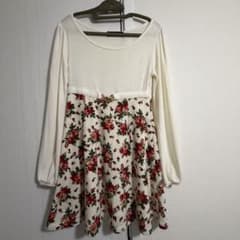 セシルマクビー y2k 当時物 花柄 ドッキング CECIL McBEE ローズ