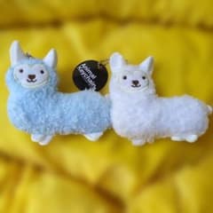 アルパカ ぬいぐるみ キーチェーン 2個セットのサムネイル