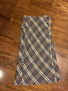 BURBERRY LONDON チェック柄 ラップスカート 36 - メルカリ
