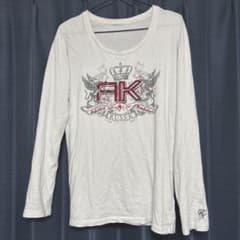 RUSS-K 長袖Tシャツ ホワイト y2k ストリートお兄系 グランジのサムネイル