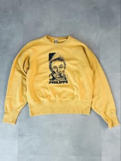 値下げ‼️PRINT SWEAT【MAATEE&SONS】【SIZE2】イエロー - メルカリ