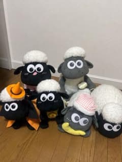 ひつじのショーンプライズ ぬいぐるみ 6点セットのサムネイル