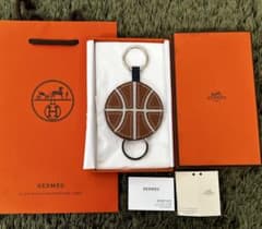 お値下【新品未使用】HERMES エルメス キーホルダー バスケットボール 