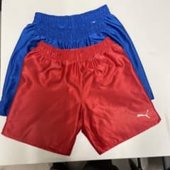 PUMA ハーフパンツ ブルー とレット140cm-150cm 3枚のサムネイル
