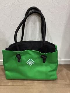 AODA FASHION トートバッグ グリーン ブラック - メルカリ