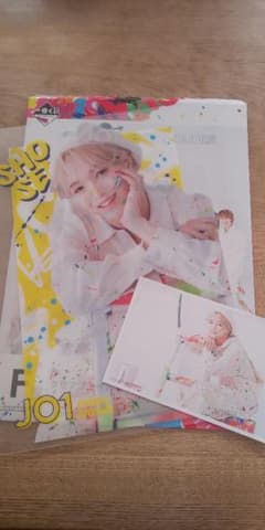 Family Mart JO1 이치 반 쿠지 오히라 쇼우 클리어 파일 세트