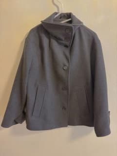 ZARA 　ショートハイネックコート　Pコートのサムネイル