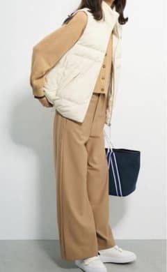 LOUNIE ルーニー リバーシブルサステナダウンベスト エクリュ