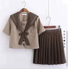 セーラー服　ブラウン　韓国　コスプレ　制服　長袖のサムネイル
