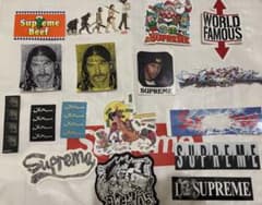 Supreme 17枚ステッカーセット - メルカリ