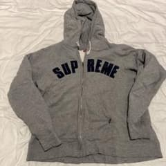 初期 90s old Supreme アーチロゴ ジップ パーカー - メルカリ