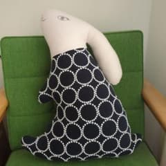 ミナペルホネン　ウサギクッション mina perhonen 【美品/1.9万】ミナペルホネン *tambourine