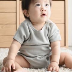 PUPPAPUPO　半袖ロンパーステレコ