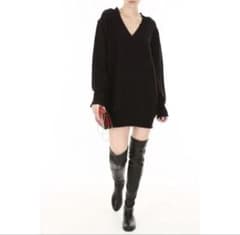 alexander wang vネックニット ブラックのサムネイル