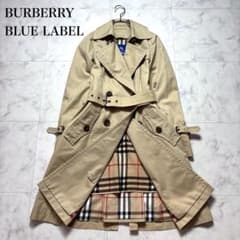 バーバリーブルーレーベル トレンチコート ノバチェック ベルト