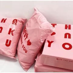 宅配ビニール袋 宅配袋 梱包袋 発送袋 A4 ピンク 100枚 可愛い - メルカリ