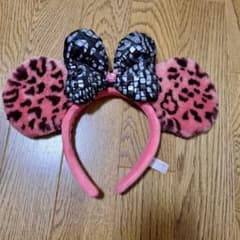 ヒョウ柄リボン付きカチューシャのサムネイル