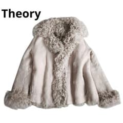 【現行タグ】Theory セオリー リアルムートンコート 羊革 トスカーナ S