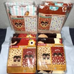 【新品未開封】モンチッチ おやすみタオルケット 4種セット×2 合計8つのサムネイル
