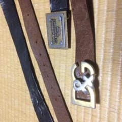 ドルチェ＆ガッバーナ ベルト セット 黒 茶 85のサムネイル
