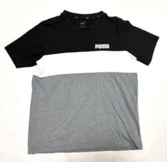 PUMA Tシャツ ブラック ホワイト グレー Mサイズのサムネイル