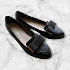 【artemis by DIANA】リボン付きブラックローファー【美品✨】のサムネイル