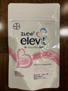 [新品]エレビット 鉄・カルシウム・葉酸 30日分のサムネイル