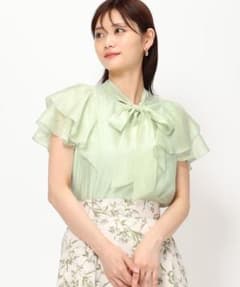 ☆新品タグ付き☆MISCH MASCH シアーボウタイブラウスのサムネイル