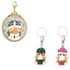 mofusand メタルフレームチャーム　めじるしアクセサリーセット