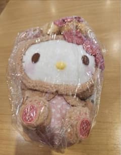 ハロー キティ　タイニーチャム いちご新聞 コラボ　ペアぬいぐるみ　サンリオ