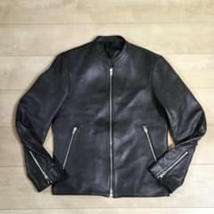 リドム LIDNM 羊革 レザージャケット サイズＭ メンズライダースジャケットのサムネイル