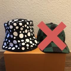 LOUIS VUITTON×草間弥生コラボ バケットハット - メルカリ