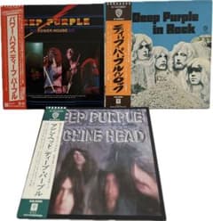 ディープパープルLPレコード 3枚セット - メルカリ