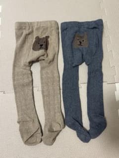 babyGap くまさんケーブルニットタイツ2点セット 12-24mのサムネイル
