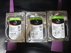 故障(ジャンク)NAS用HDD 8TB×3台 ジャンクNAS用HDD 8TB×3台(即購入可) - メルカリ