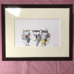鈴木信也　アクリル画　猫　絵　ハンドメイド　アート作品 鈴木信也 猫の絵 肉筆 - メルカリ