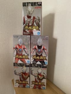 ウルトラマンフィギュア　英雄勇像　バンダイ　フィギュア 5点セットのサムネイル
