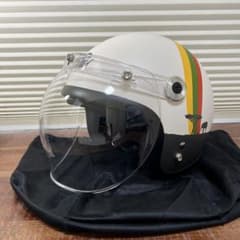 【レディースフリー】リード工業アフリカ動物デザイン ジェットヘルメットのサムネイル