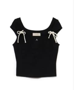 トップス andmary Tina ribbon tops ANDMARY】Tina ribbon tops
