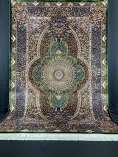 最高級 ペルシャ絨毯シルク イラン クム産 約225万ノット120×180cm 