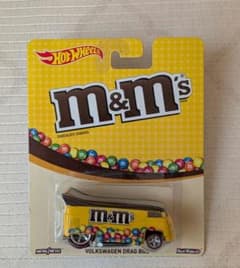 ホットウィール　ポップカルチャー　m&m's　VW ドラッグバス　企業物 ホットウィール ポップカルチャー m&m's VW ドラッグバス 企業物