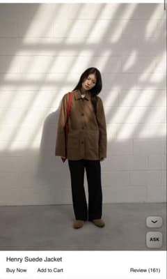 Henry Suede Jacket OHOTORO - メルカリ