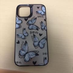 파란 나비 디자인 iPhone14 케이스