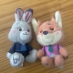 ズートピア2 ジュディ・ホップス＆ニック・ワイルド ぬいぐるみセット