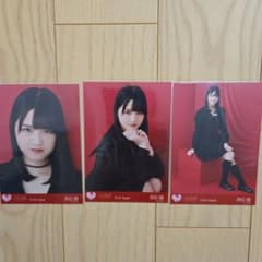 =LOVE 髙松瞳 2018 赤背景 生写真 3種コンプのサムネイル
