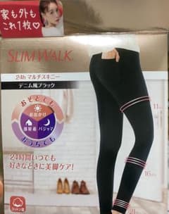 SLIM WALK 24h マルチスキニー ブラック Lのサムネイル